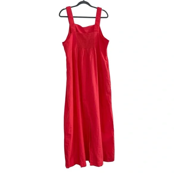 Pact NEW Canopy Linen Blend Tank Dress Red Size XXXLarge - Picture 7 of 12